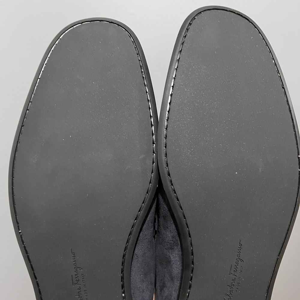 Salvatore Ferragamo Adam Loafers NavyBlue Sz 10.5E - Picture 6 of 15